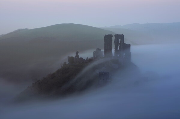 Blue Hour Mists Picture Board by David Neighbour