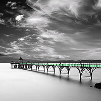 Buy canvas prints of Clevedon Pier - Victorian Elegance by David Neighbour