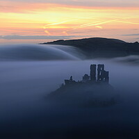 Buy canvas prints of Corfe so Smooth by David Neighbour