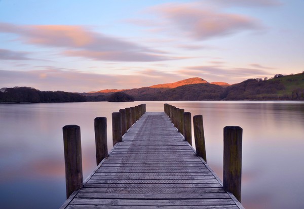 Coniston jetty Picture Board by David Neighbour