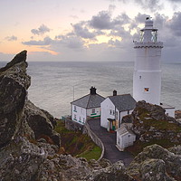 Buy canvas prints of Start Point Lighthouse. by David Neighbour