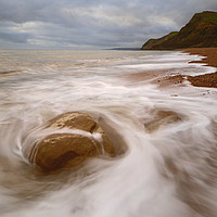Buy canvas prints of Eype Beach by David Neighbour