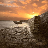 Buy canvas prints of Sunrise Steps by David Neighbour