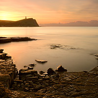 Buy canvas prints of Calm Waters at Kimmeridge Bay by David Neighbour