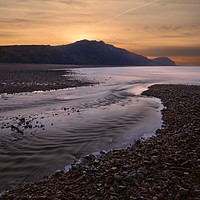 Buy canvas prints of Charmouth Sunrise by David Neighbour