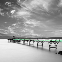 Buy canvas prints of Clevedon Pier Popped by David Neighbour