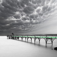 Buy canvas prints of Clevedon Clouds by David Neighbour