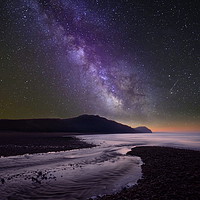 Buy canvas prints of Charmouth Milky Way by David Neighbour