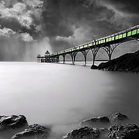 Buy canvas prints of Clevedon Pier by David Neighbour