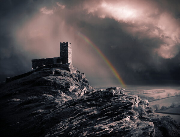 The Church in the Clouds Picture Board by David Neighbour