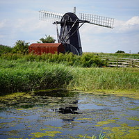 Buy canvas prints of         Picture Perfect Windmill by Matthew Balls