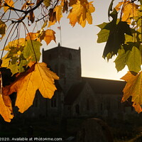Buy canvas prints of Autumn church by Matthew Balls