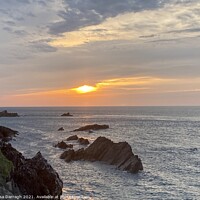 Buy canvas prints of Ilfracombe at Sunset by Ailsa Darragh