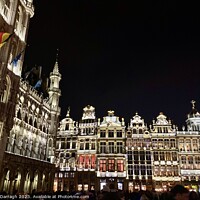 Buy canvas prints of Christmas in Grand Place, Brussels by Ailsa Darragh