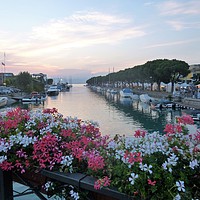Buy canvas prints of Lake View of Peschiera, Lake Garda, Italy by Ailsa Darragh