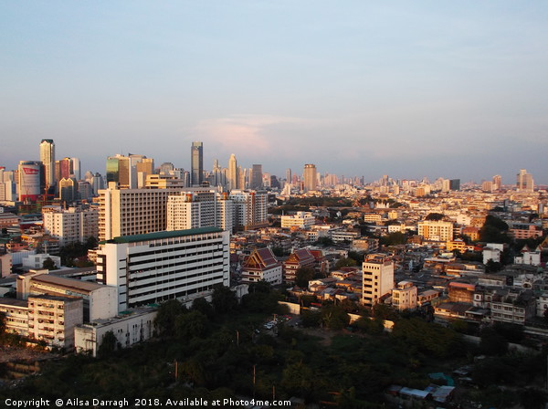 Bangkok City View, Thailand Picture Board by Ailsa Darragh