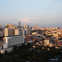Buy canvas prints of Bangkok City View, Thailand by Ailsa Darragh