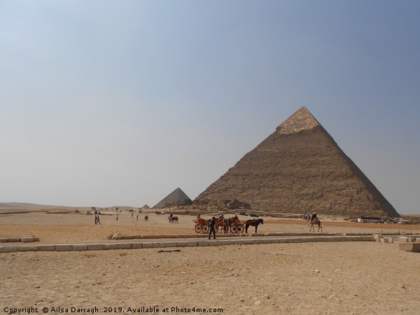           The Egyptian Pyramids, Luxor Picture Board by Ailsa Darragh