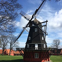 Buy canvas prints of Copenhagen Windmill by Ailsa Darragh