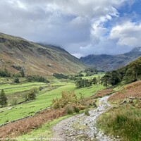 Buy canvas prints of Glenridding Mountain View by Ailsa Darragh