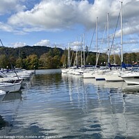 Buy canvas prints of Boats on Bowness-on-Windermere  by Ailsa Darragh