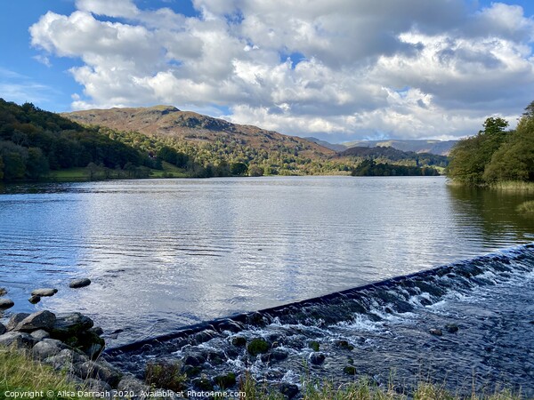 Grasmere Lake, Lake District Picture Board by Ailsa Darragh