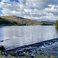 Buy canvas prints of Grasmere Lake, Lake District by Ailsa Darragh