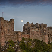 Buy canvas prints of Bamburgh Castle Northumberland by Philip Harker