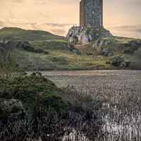 Buy canvas prints of Smailholm Tower by Douglas Milne