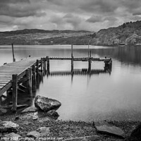 Buy canvas prints of Inchcailloch Pier, Loch Lomond by Douglas Milne