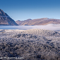 Buy canvas prints of Buachaille Etive Mòr and the entrance to Glen Coe by Douglas Milne
