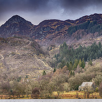 Buy canvas prints of Trossachs Church and Ben A'an by Douglas Milne