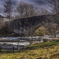 Buy canvas prints of The Bridge of Orchy by Douglas Milne