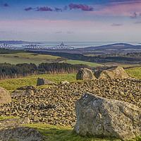 Buy canvas prints of Cairnpapple by Douglas Milne