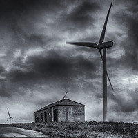 Buy canvas prints of Pates Hill Wind Farm by Douglas Milne