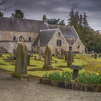 Buy canvas prints of Abercorn Church by Douglas Milne