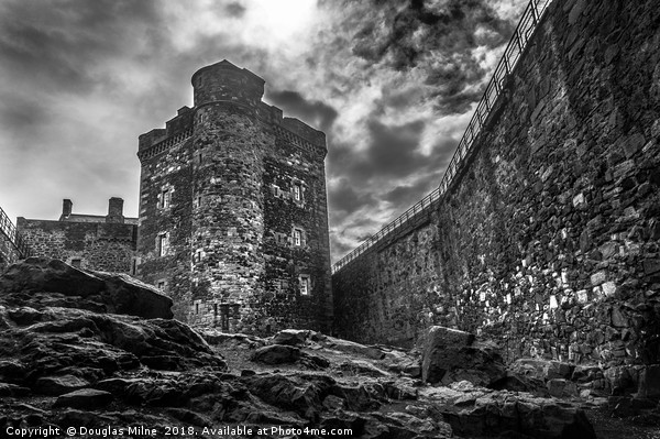 Blackness Castle Picture Board by Douglas Milne