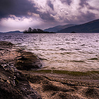 Buy canvas prints of Loch Lomond from Ross Point by Douglas Milne