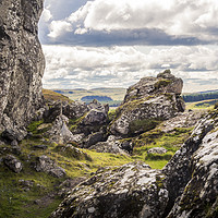 Buy canvas prints of Rock Pinnacles, The Whangie by Douglas Milne