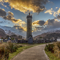 Buy canvas prints of The Glenfinnan Monument by Douglas Milne