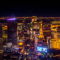 Buy canvas prints of Las Vegas from the Sky by Alain Millward