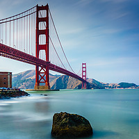Buy canvas prints of Golden Gate Bridge by Alain Millward