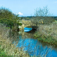 Buy canvas prints of Bridge over the river Babingley by Clive Wells