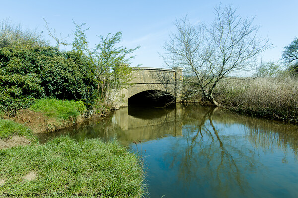 Calm water under the bridge. Picture Board by Clive Wells