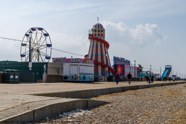 From the beach to the Fun Fair Picture Board by Clive Wells