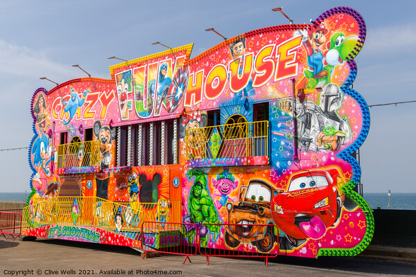 Crazy Fun House  Picture Board by Clive Wells