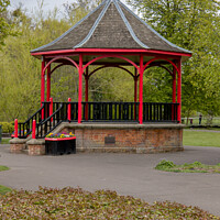 Buy canvas prints of The band stand by Clive Wells