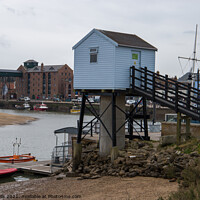Buy canvas prints of Harbour view at Wells-Next-Sea in North Norfolk by Clive Wells