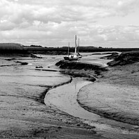 Buy canvas prints of Brancaster in monochrome by Clive Wells