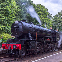 Buy canvas prints of Poppy Line steam train by Clive Wells